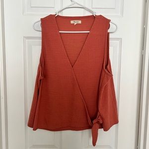 Madewell size XL side tie tank top